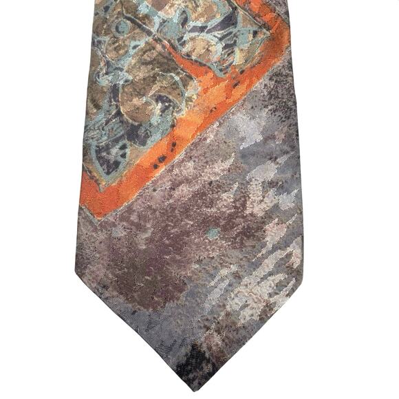 EUC -  Perucci Paris Silk Blend Tie - Picture 2 of 3